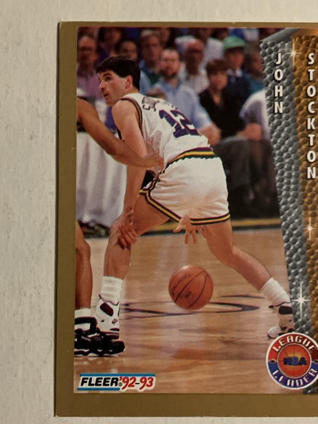 1992-93 Fleer Basketball John Stockton LL ﻿Base #240