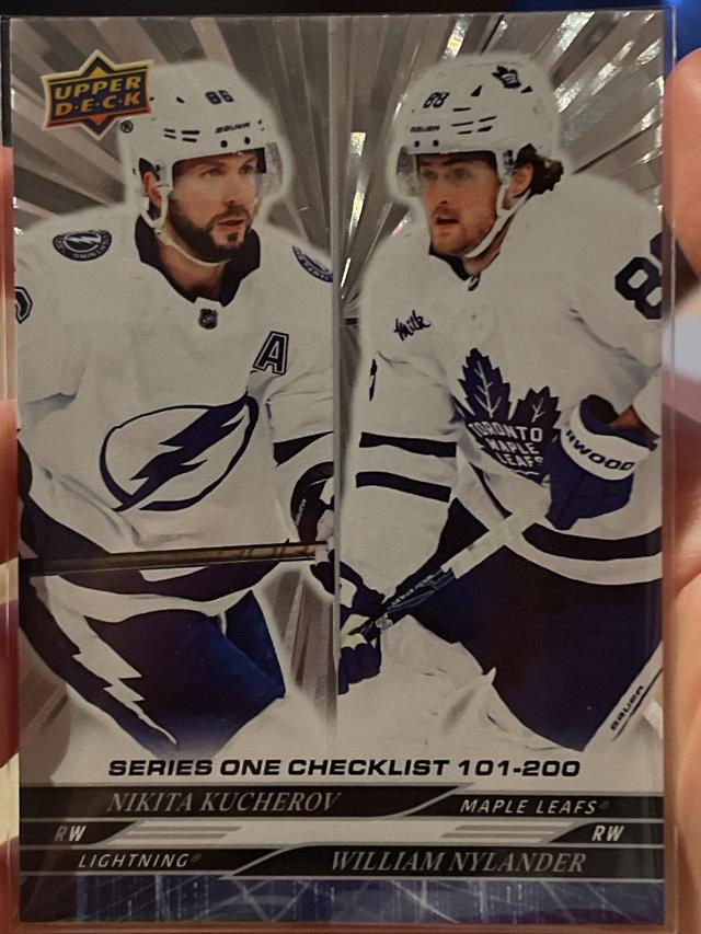 2024-25 Upper Deck Series 1 Nikita Kucherov / William Nylander ﻿Base Set #200