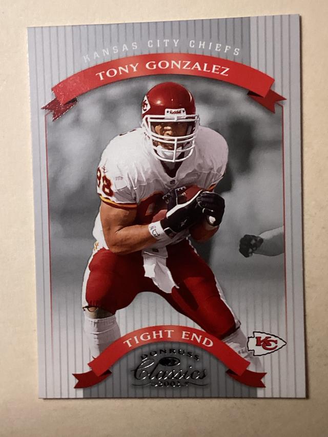 2002 Donruss Classics Football Tony Gonzalez ﻿Base #68