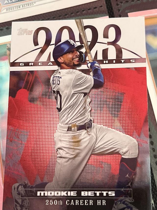 2024 Topps Series 1 Mookie Betts 2023 GREATEST HITS #23GH-28