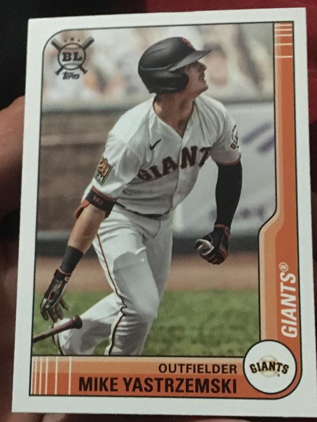 2021 Topps Big League Mike Yastrzemski ﻿Base Set #242