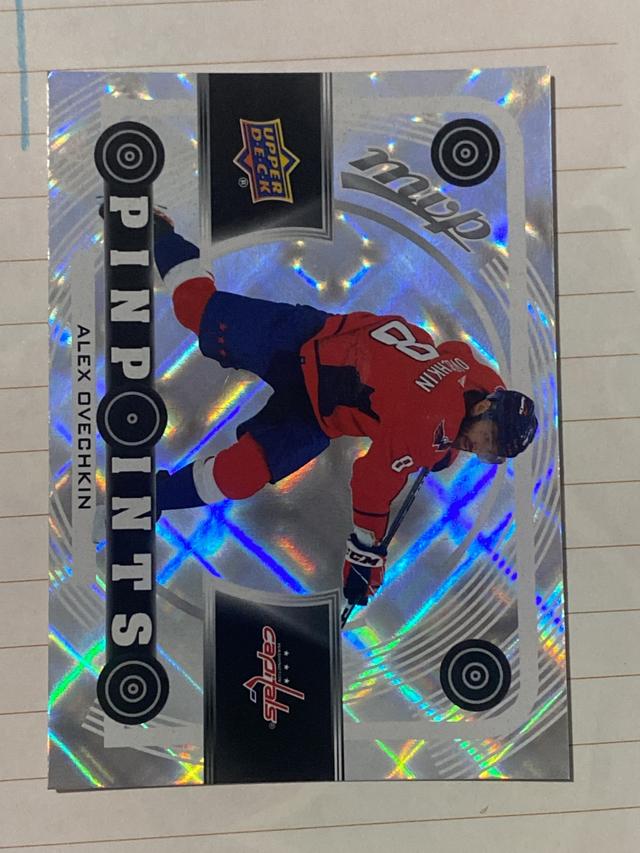 2022-23 Upper Deck MVP Alex Ovechkin Pinpoints Set #PP-8