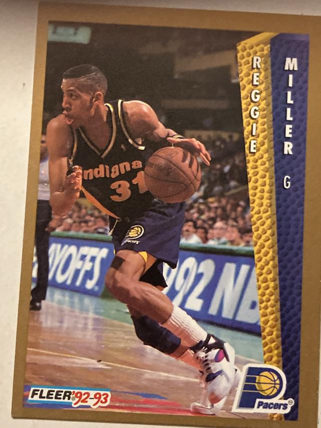 1992-93 Fleer Basketball Reggie Miller ﻿Base #91