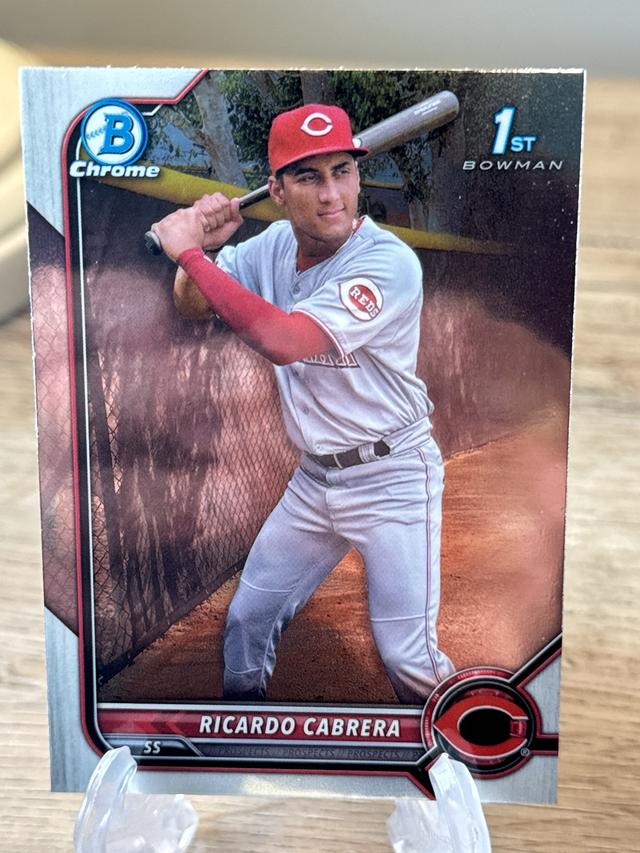 2022 Bowman Chrome Ricardo Cabrera BOWMAN CHROME PROSPECTS #BCP-158