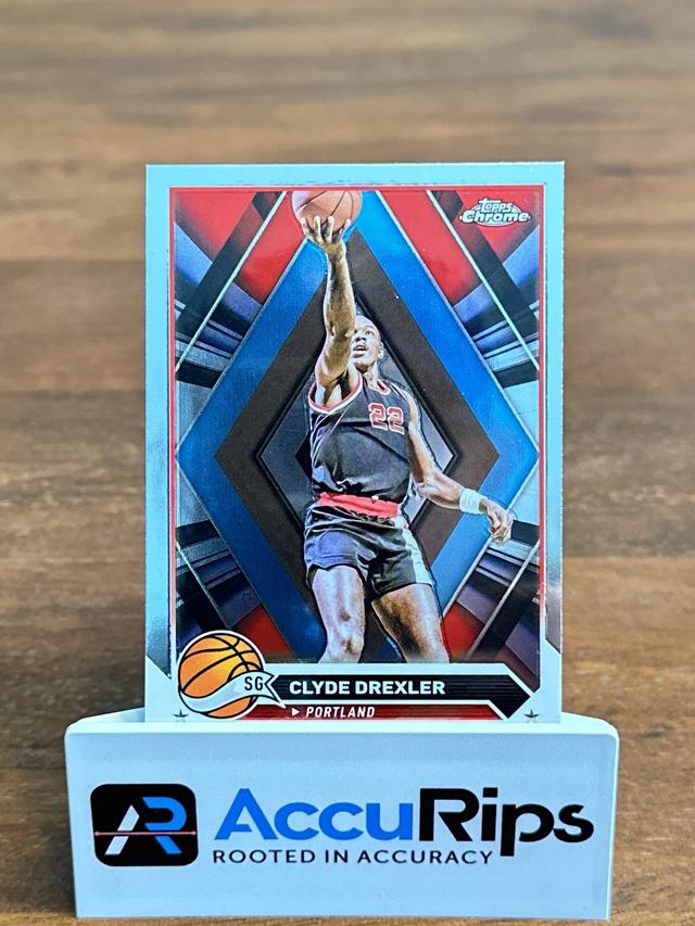 2023-24 Topps Chrome Basketball Clyde Drexler ﻿Base Set #72