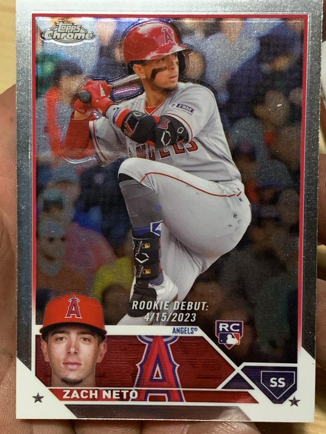 2023 Topps Chrome Update Series Zach Neto BASE #USC95