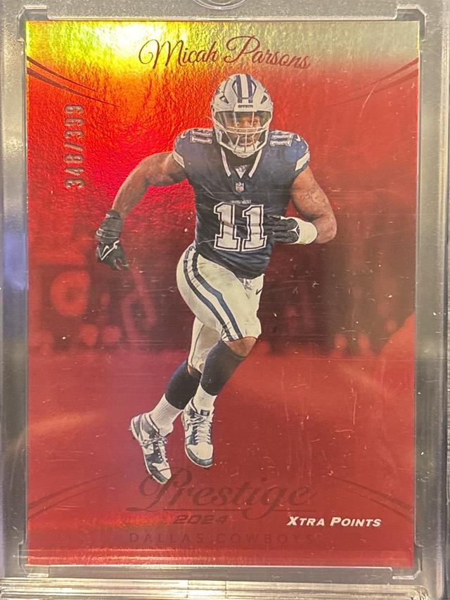 2024 Panini Prestige Football Micah Parsons Red Premium Xtra Points /399 #79