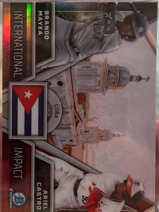 2024 Bowman Chrome Ariel Castro / Brando Mayea International Impact #II-10