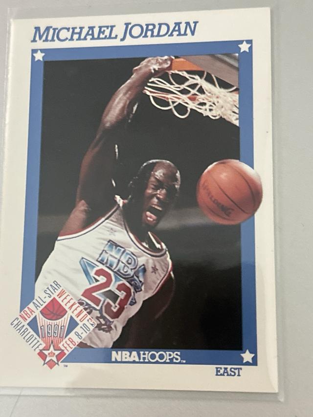 1991-92 NBA Hoops Basketball Michael Jordan Series I #253