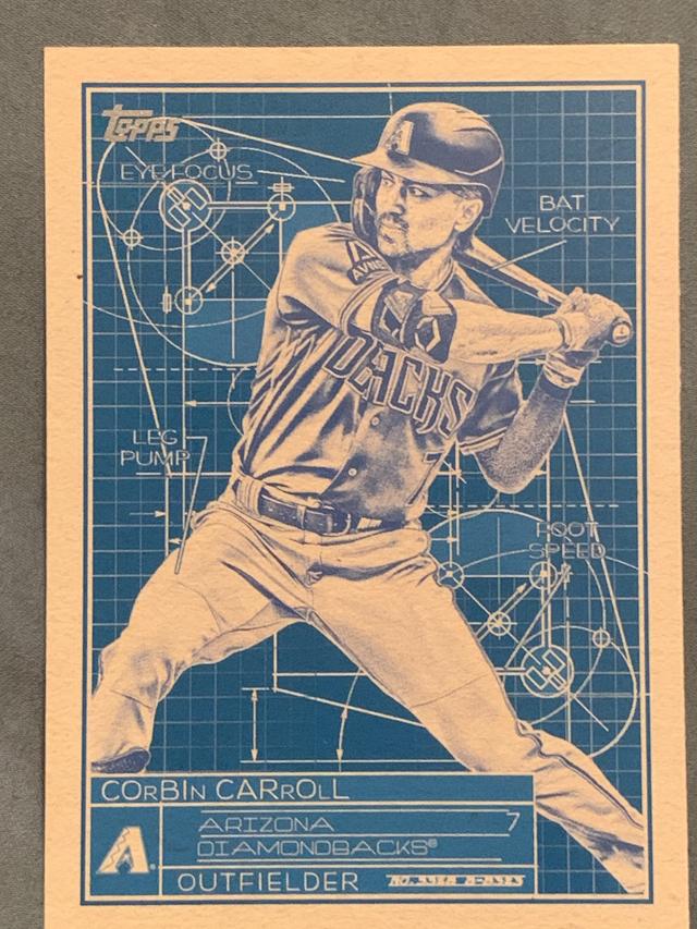 2024 Topps Series 1 Corbin Carroll SUPERSTAR BLUEPRINT #SB-14