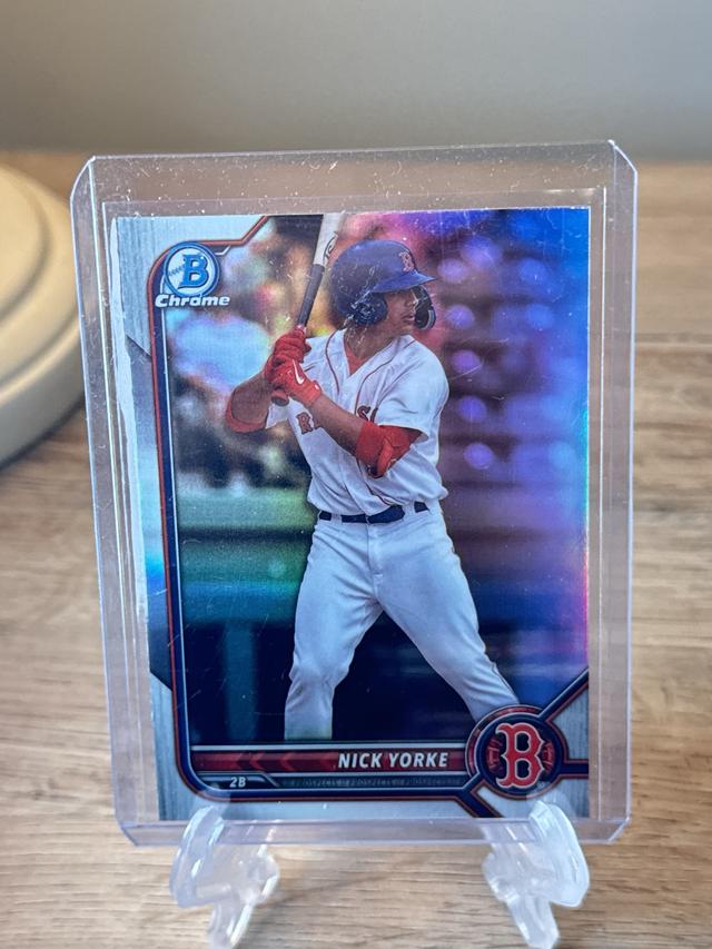 2022 Bowman Draft Nick Yorke Bowman Chrome Checklist Refractor #BDC-94