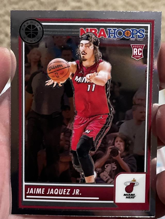 2023-24 Panini Hoops Premium Stock Jaime Jaquez Jr. ﻿Base Set Silver Prizms #51