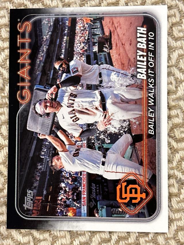 2024 Topps Series 2 Bailey Bath BASE SET #358