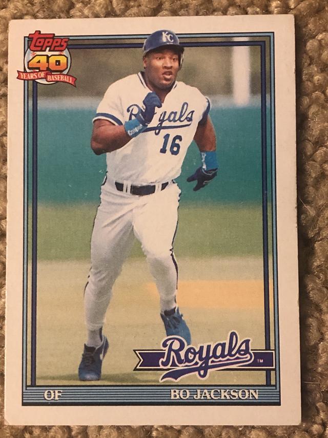 1991 Topps Bo Jackson Base Set #600