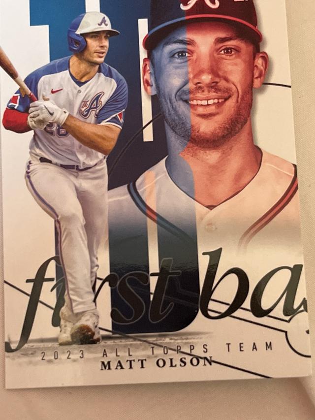 2024 Topps Series 1 Matt Olson 2023 ALL TOPPS TEAM #ATT-4