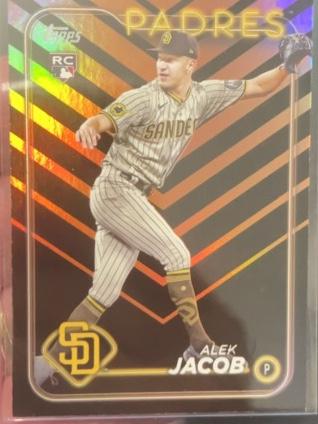 2024 Topps Update Series Alek Jacob ﻿Base Set Holiday #US66