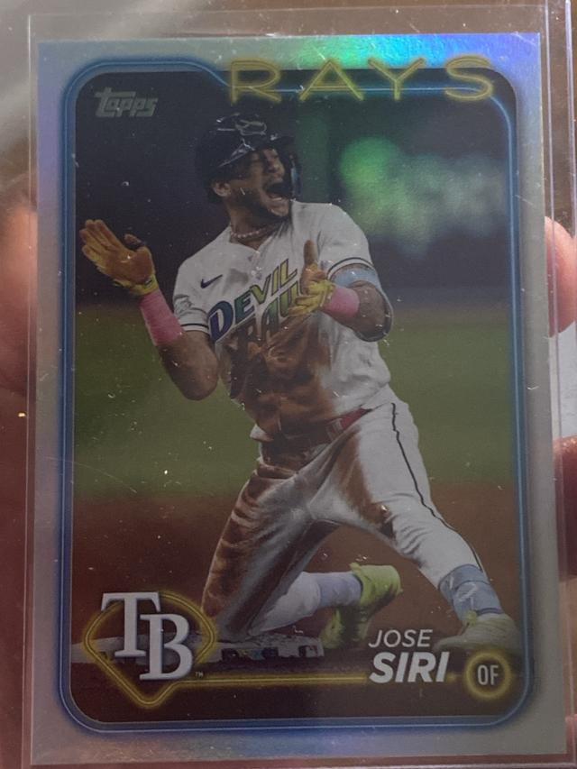 2024 Topps Series 2 Jose Siri BASE SET Rainbow Foil #436