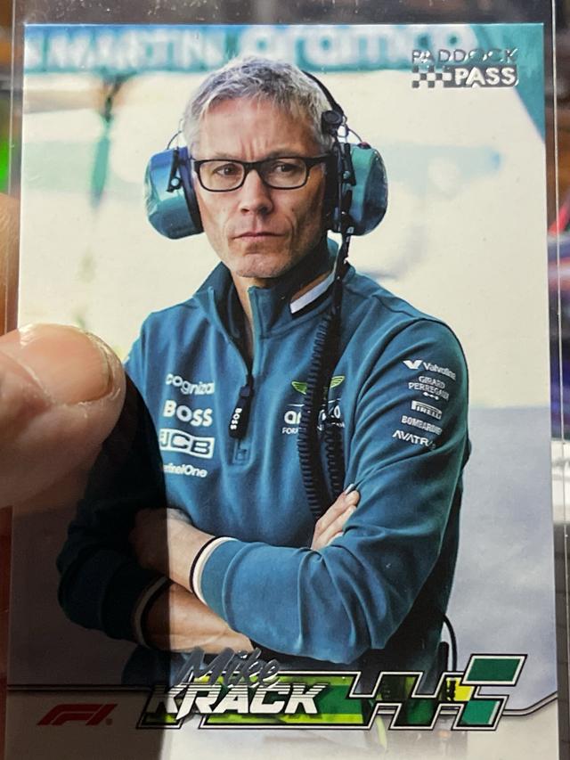 2024 Topps Paddock Pass Formula 1 Mike Krack F1 Team Principals #73