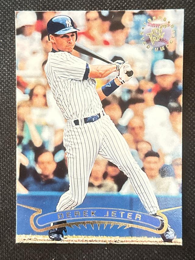 1996 Topps Stadium Club Derek Jeter ﻿Base #123