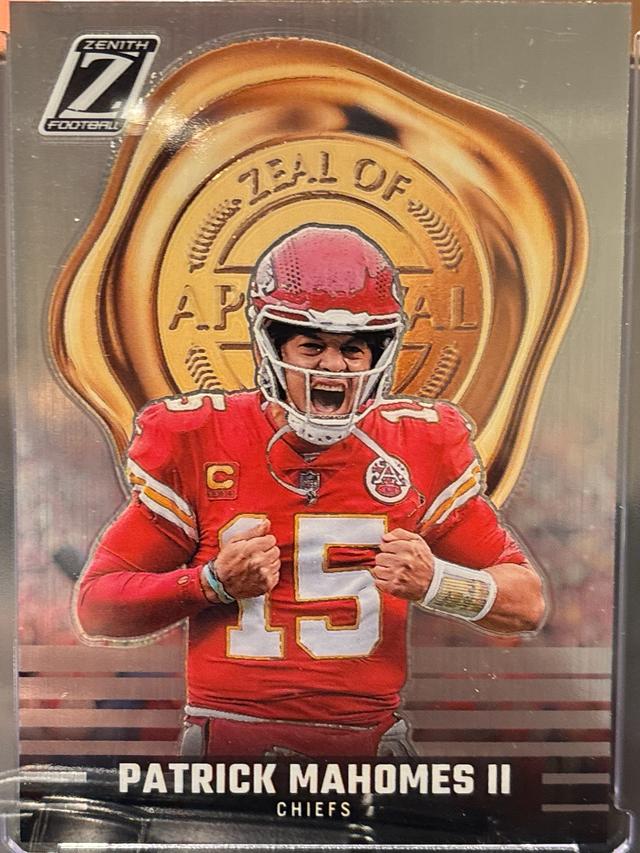 2023 Panini Zenith Football Patrick Mahomes II Zeal of Approval #1