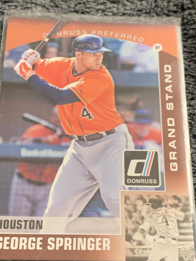 2015 Donruss George Springer Donruss Preferred Bronze Set #27