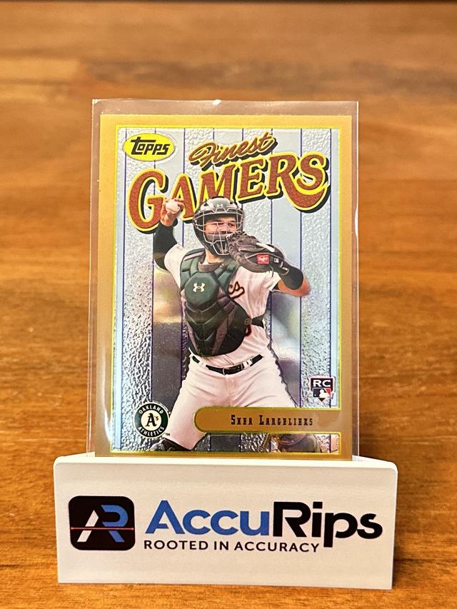 2023 Topps Finest Flashbacks Shea Langeliers FINEST GAMERS COMMON #39