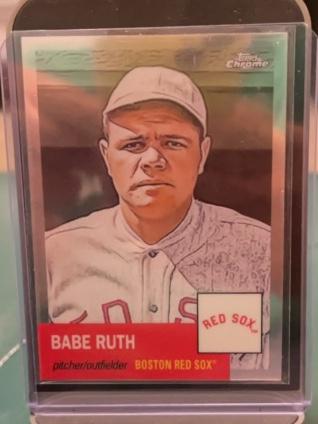 2022 Topps Chrome Platinum Babe Ruth ﻿Base Set #3