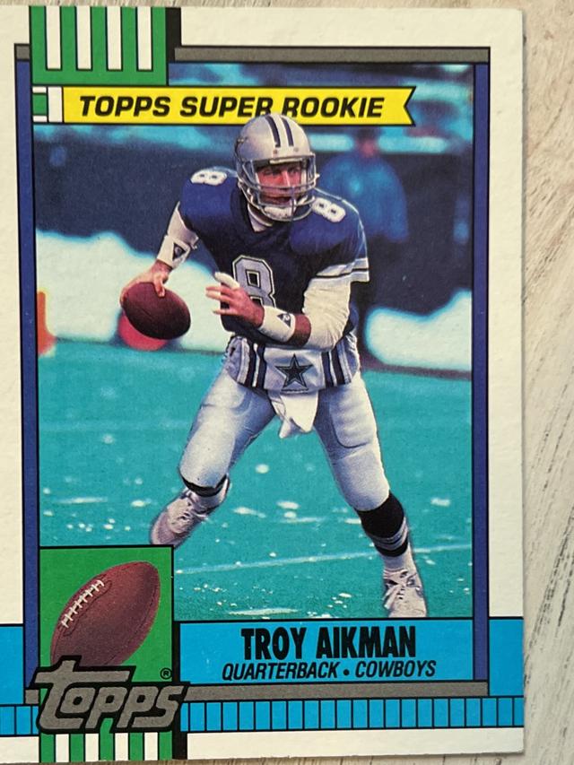 1990 Topps Football Troy Aikman ﻿Base #482