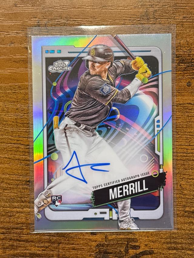 2024 Topps Cosmic Chrome Jackson Merrill Autographs #CCA-JM