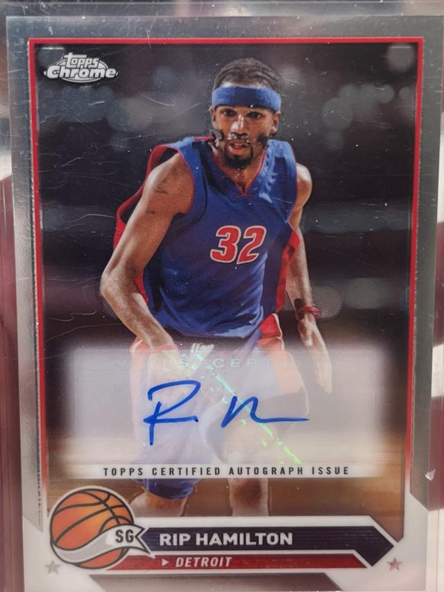 2023-24 Topps Chrome Basketball Rip Hamilton Future Stars Autographs #CG-RIH