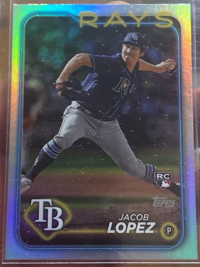 2024 Topps Series 2 Jacob Lopez BASE SET Rainbow Foil #502