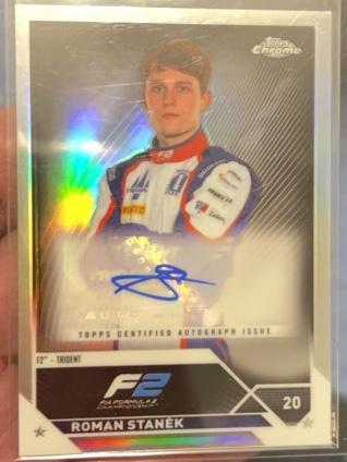 2023 Topps Chrome Formula 1 Roman Staněk Autographs Set #CAC-RS