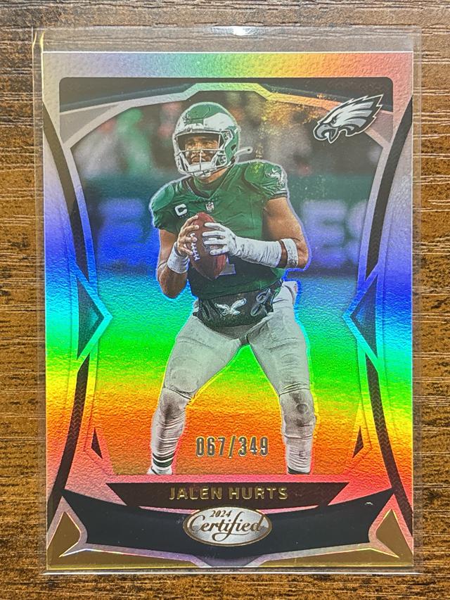 2024 Panini Certified Football Jalen Hurts Mirror Parallel /349 #50 Eagles QB