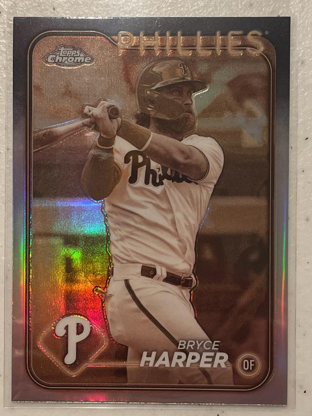 2024 Topps Chrome Bryce Harper ﻿Base Set #62