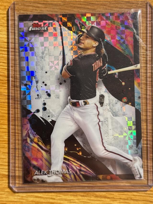 2024 Topps Finest Alek Thomas Uncommon Checkerboard Refractors #148