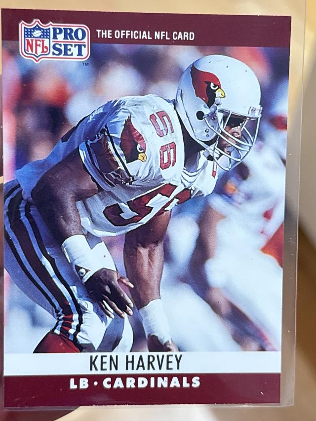 1990 Pro Set Football Ken Harvey ﻿Base #257