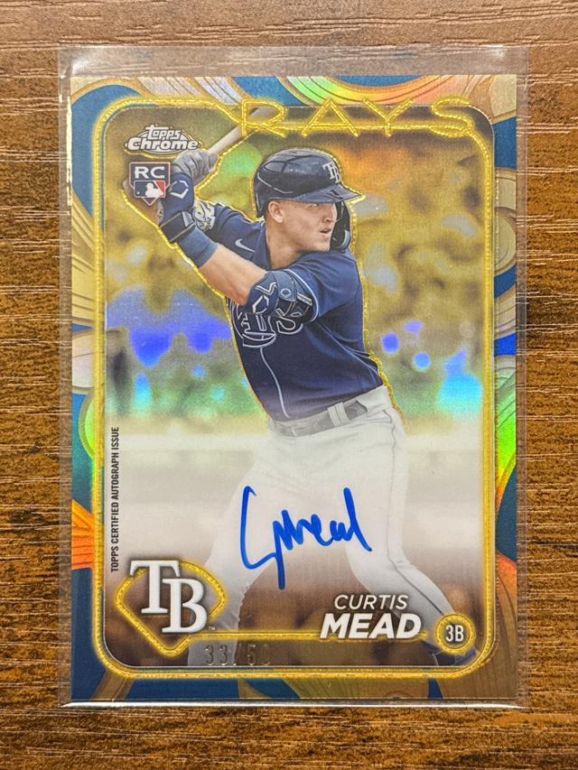 2024 Topps Gilded Collection Curtis Mead /50 #CGA-CM