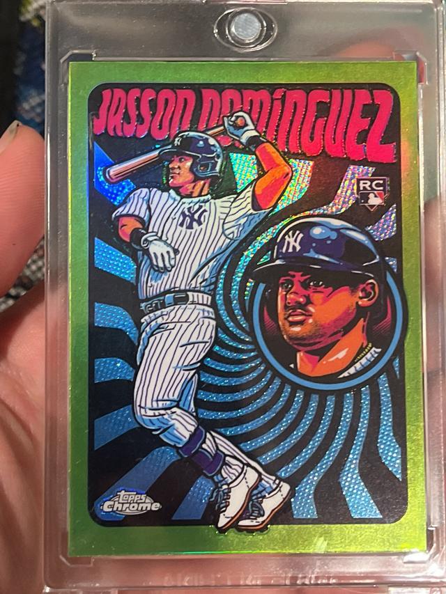 2024 Topps Chrome Jasson Domínguez Ultraviolet All-Stars Checklist #UV-8