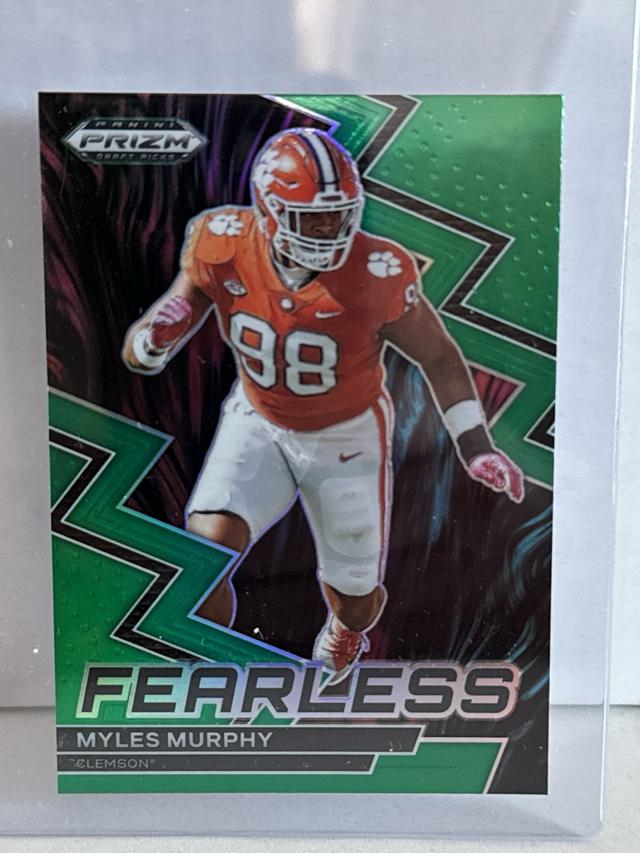 2023 Panini Prizm Draft Picks Football Myles Murphy Fearless Set #F-3