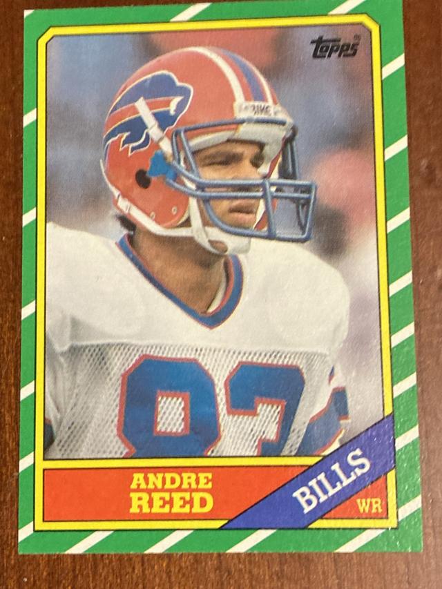 1986 Topps Football Andre Reed Base Set #388