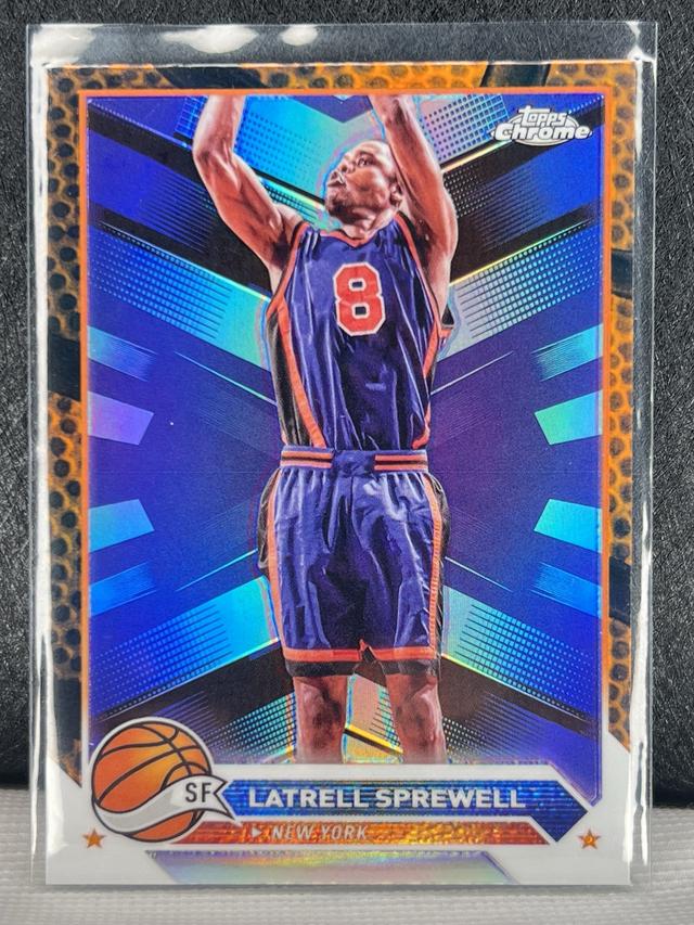 2023-24 Topps Chrome Basketball Latrell Sprewell New York #40