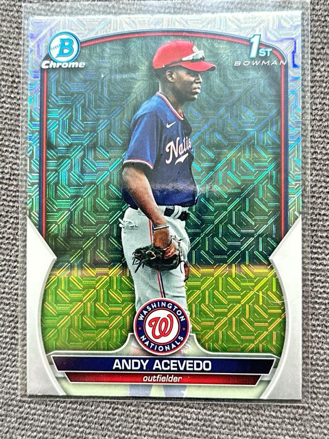 2023 Bowman Chrome Mega Andy Acevedo BOWMAN CHROME MEGA CARDS #BCP-237