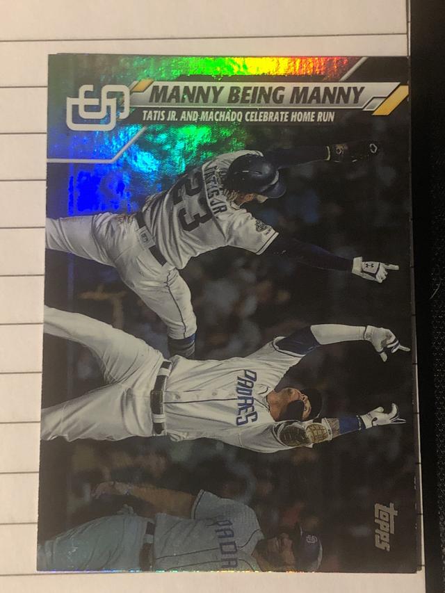 2020 Topps Series 1 Manny Being Manny Base Set #15