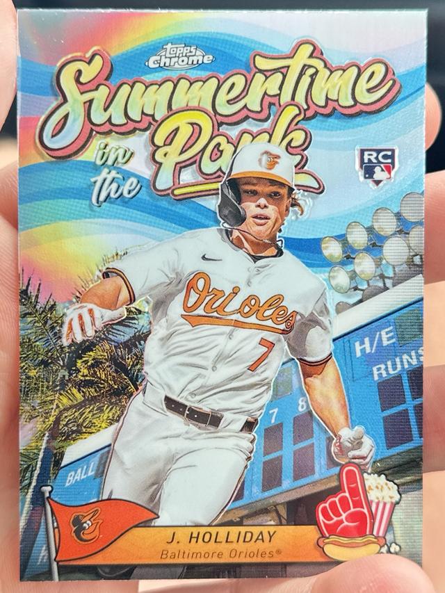 2024 Topps Chrome Jackson Holliday Summertime in the Park Checklist #SITP-8