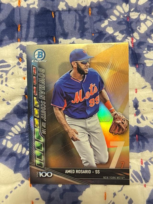 2017 Bowman Amed Rosario Scouts' Top 100 Set #BTP-7