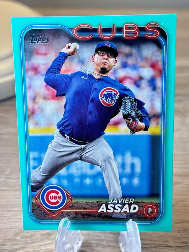 2024 Topps Series 2 Javier Assad BASE SET Aqua #354