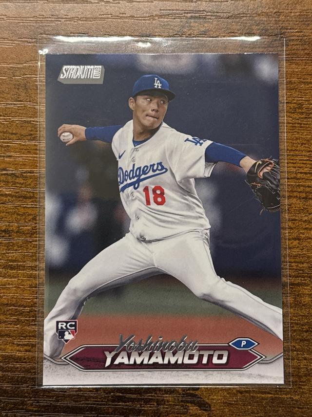 2024 Topps Stadium Club Yoshinobu Yamamoto ﻿RC Dodgers #114