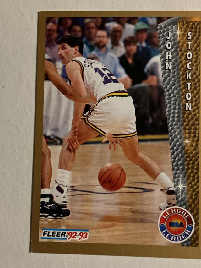 1992-93 Fleer Basketball John Stockton LL ﻿Base #240