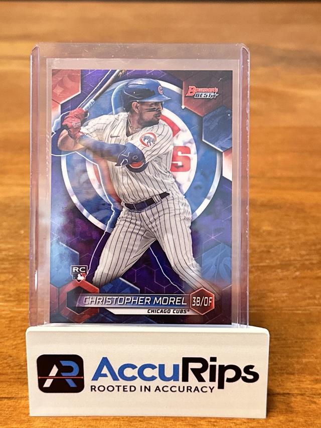 2023 Bowman's Best  Christopher Morel Purple Refractors /250 #45