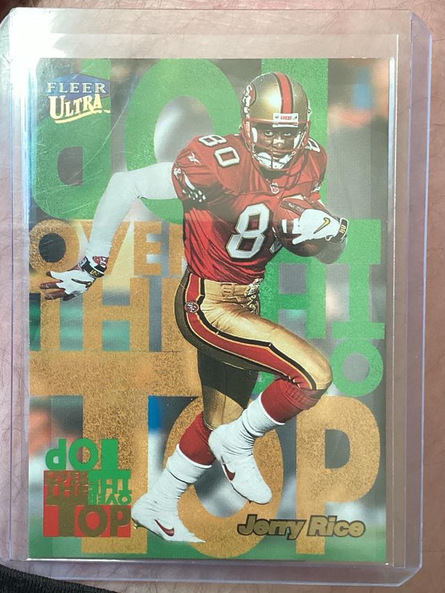 1999 Fleer Ultra Jerry Rice Over the Top #16 of 20 OT